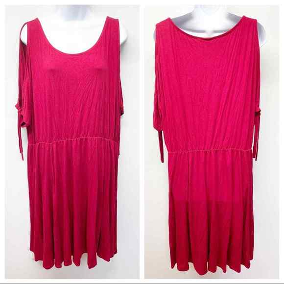 torrid Dresses & Skirts - Torrid Cold Shoulder Jersey Skate Dress Style Number 11164724 Size 2